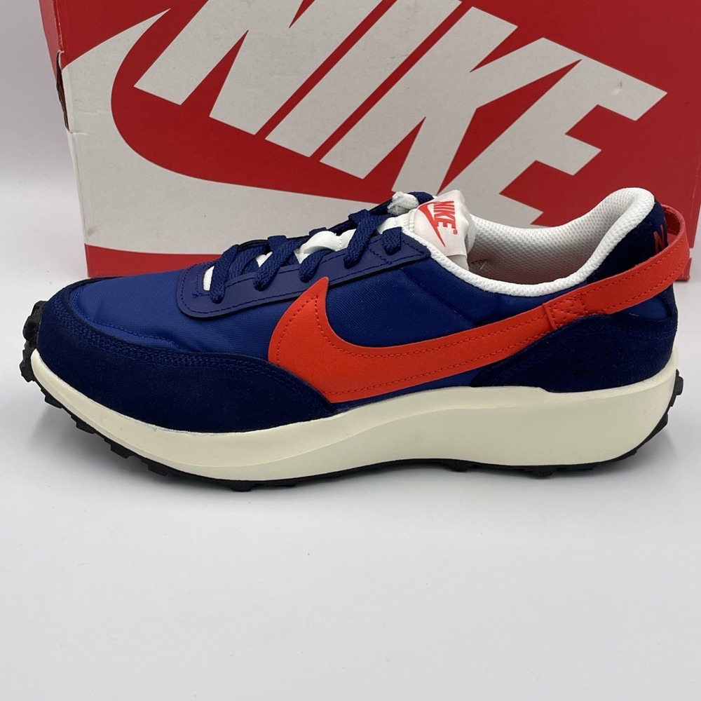 Nike Shoes Women's Sz 9.5 Blue Void Red Waffle Debut Running Sneakers IB4364-492 - Picture 5 of 7